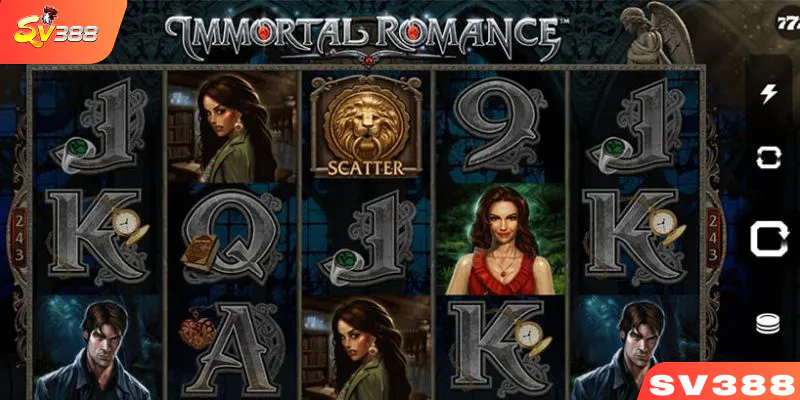 Tham khảo 2 tính năng trong nổ hũ Immortal Romance SV388